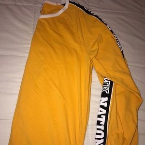 Victoria secret yellow long sleeve!